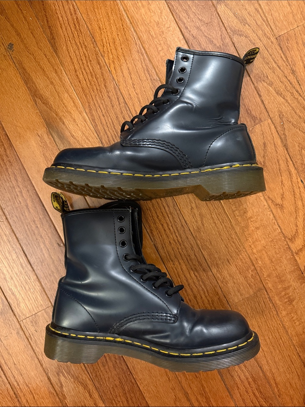 Dr. Martens Black Leather Boots